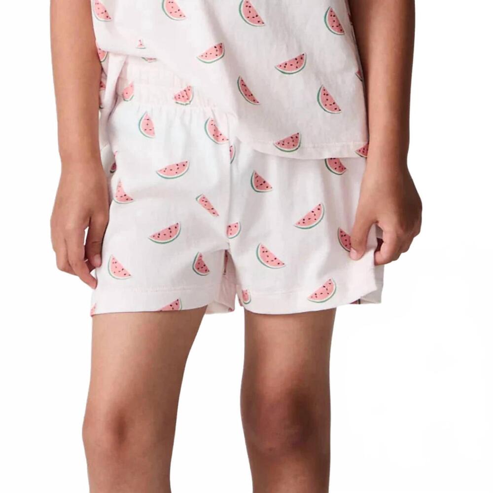NEW CHASER watermelon all over shorts in white